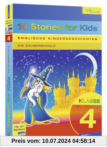 Englische Kindergeschichten, 10 Stories for Kids, Klasse 4: Geheimnisvolle Zaubergeschichten. CD mit 10 englischen Geschichten für Kinder